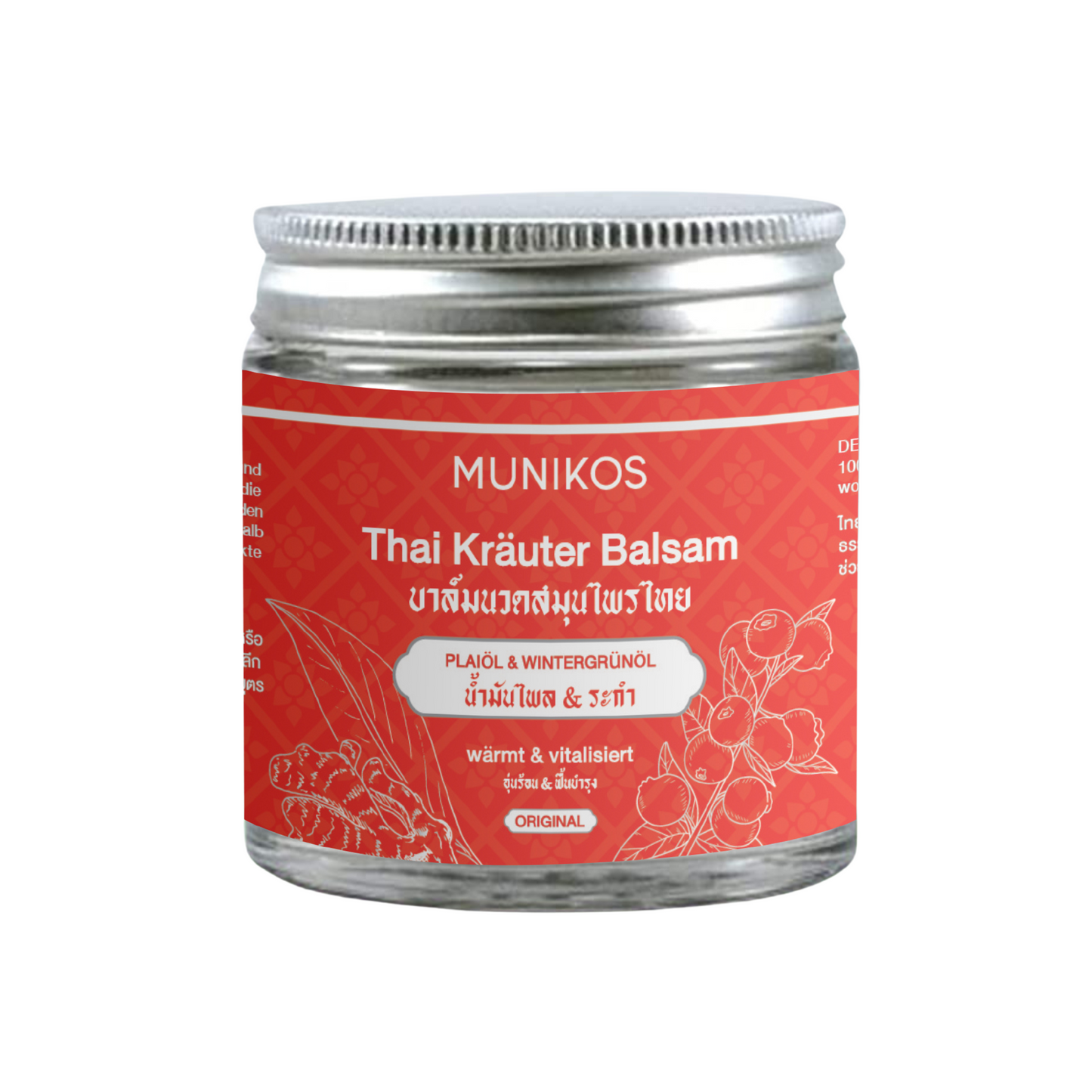 Thai Kräuter Balsam PLAIÖL & WINTERGRÜNÖL