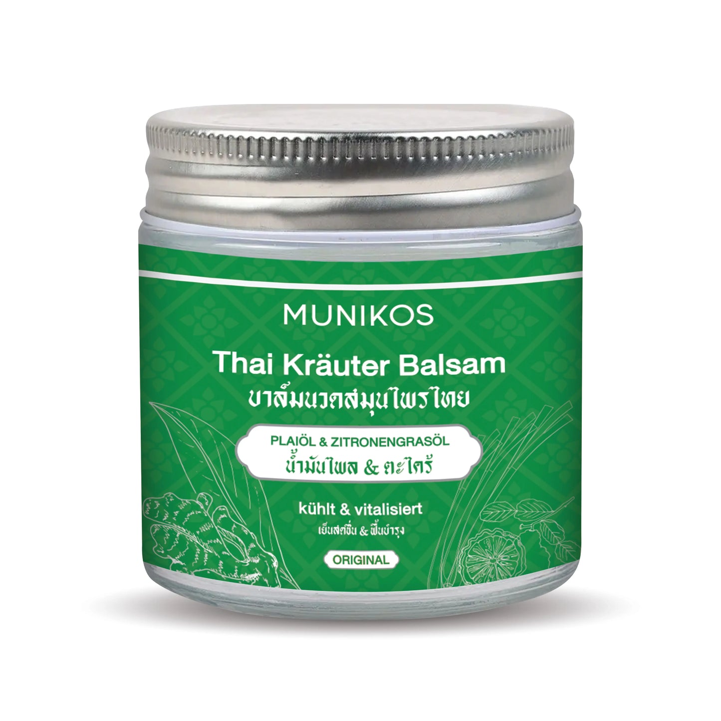 Thai Herbal Balm PLAI OIL & LEMONGRASS OIL